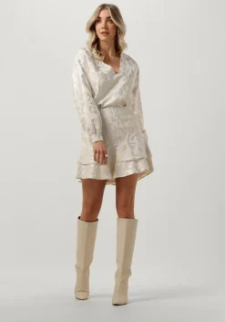 ALIX THE LABEL blouses ladies woven lurex animal blouse>DAMES Co-Ord Sets|Blouses