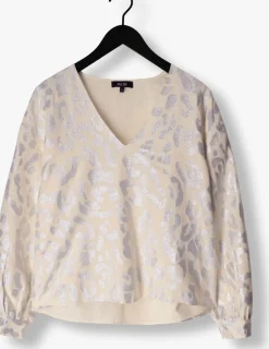 ALIX THE LABEL blouses ladies woven lurex animal blouse><noscript><img width=