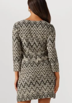 beige ana alcazar mini jurk a shaped dress