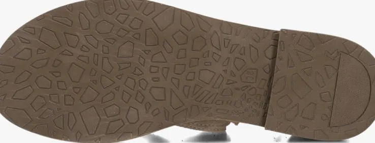 beige ayana platte sandalen m05084