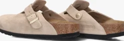 beige birkenstock instappers boston bs