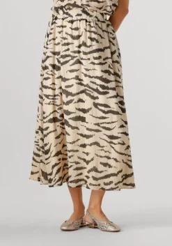 beige by-bar maxirok juta zebra skirt