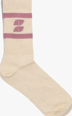 BY-BAR sokken logo sparkle grey socks>DAMES Beenmode