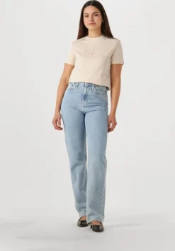 CALVIN KLEIN t-shirt ck applique regular tee>DAMES Tops & T-Shirts