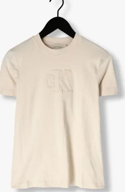 CALVIN KLEIN t-shirt ck applique regular tee><noscript><img width=