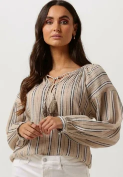 beige circle of trust blouses junni blouse