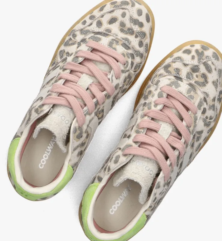 beige coolway lage sneakers goal