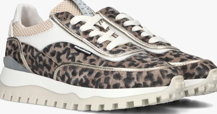 beige floris van bommel lage sneakers sfw-10131 grommi