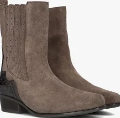 beige gabor enkellaarsjes 674.1