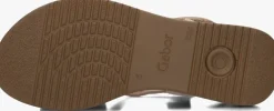 beige gabor platte sandalen 746