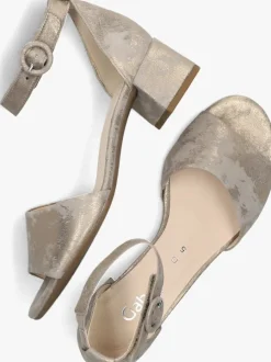 beige gabor sandalen met hak 902