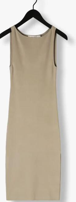 beige gestuz maxi jurk gzbriana dress