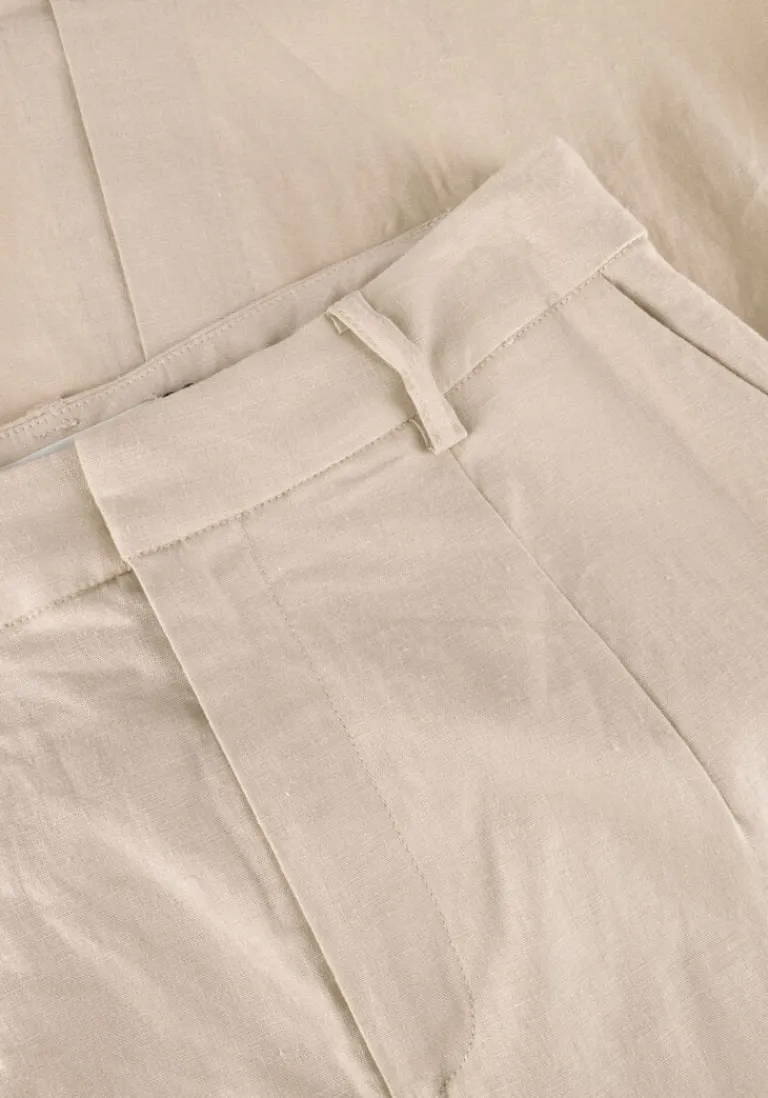 GESTUZ maxirok lizagz linen hw skirt>DAMES Rokken