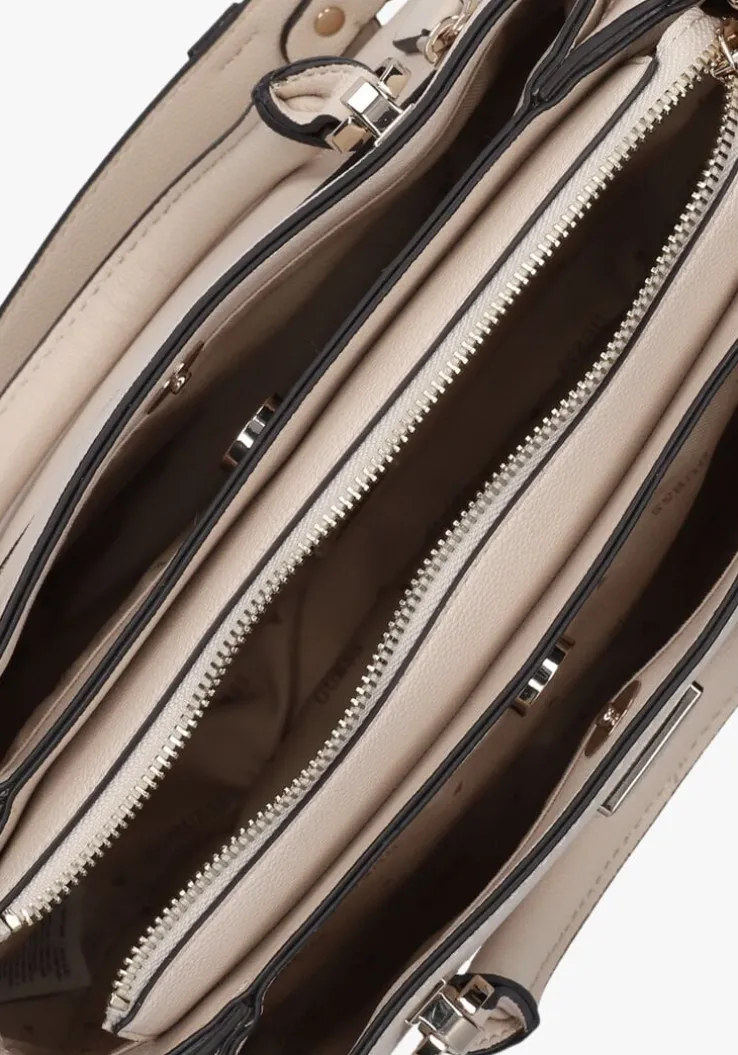 beige guess schoudertas fedora shoulder satchel