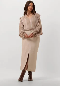 beige ibana blouses tarlotte