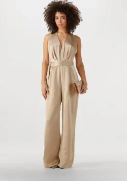 beige ibana jumpsuit olesia