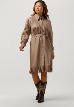 beige ibana mini jurk dexter