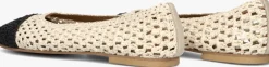 beige inuovo ballerina's d27004