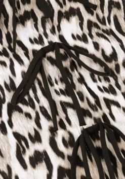 beige jansen amsterdam blouses robine blouse wa 798 3/4 sleeve bowdetails