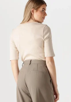 beige knit-ted top eden