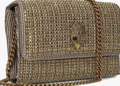 beige kurt geiger london schoudertas kensington chain wallet