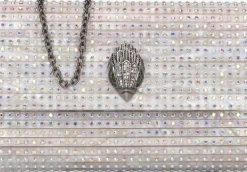 beige kurt geiger london clutch party eagle clutch