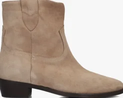 beige lina locchi enkellaarsjes 39445