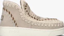 beige mou hoge sneakers eskimo sneaker