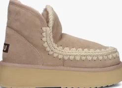 MOU vachtlaarzen mini eskimo platform boot>DAMES Laarzen