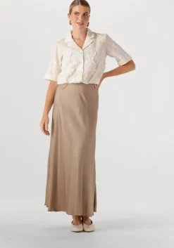 beige msch copenhagen midirok mschnicolette ullas skirt