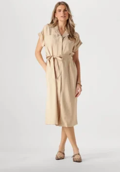 MSCH COPENHAGEN midi jurk mschimila selia ss dress>DAMES Jurken