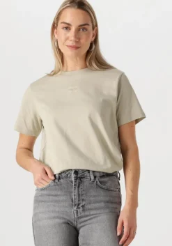 beige my essential wardrobe t-shirt seattlemw logo emb. tee