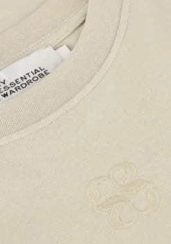beige my essential wardrobe t-shirt seattlemw logo emb. tee