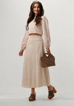 beige neo noir maxirok torino wave skirt