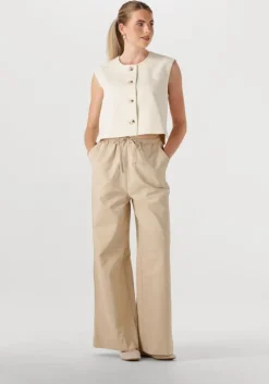 beige neo noir wijde broek heifa stripe pants