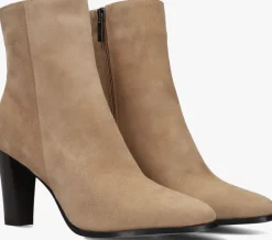 beige notre-v enkellaarsjes 97436