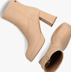 beige notre-v enkellaarsjes ao132