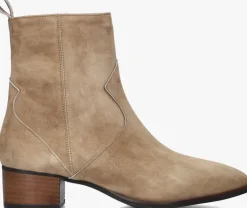 beige notre-v enkellaarsjes 3231