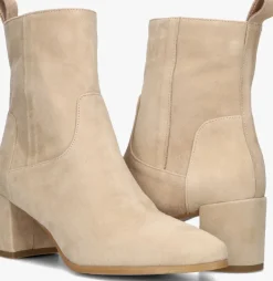 beige notre-v enkellaarsjes 8543