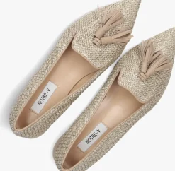 beige notre-v loafers 12228