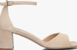 beige notre-v sandalen met hak 46654