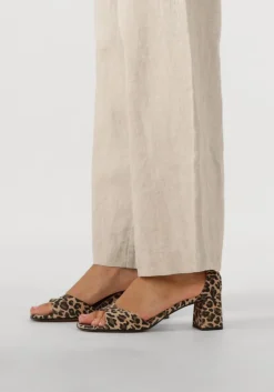 beige notre-v sandalen met hak 46654