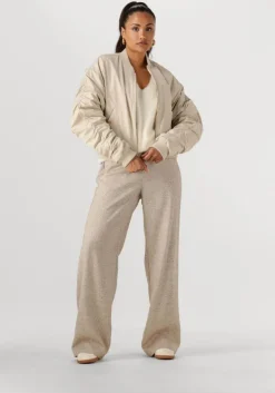 beige nukus gewatteerde jas celeste jacket