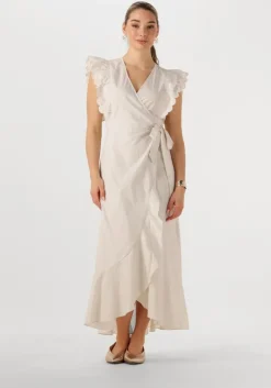 OBJECT maxi jurk objhope papaya s/s wrap dress>DAMES Jurken