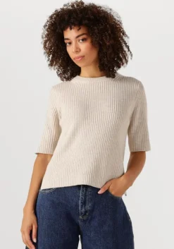 OBJECT trui objelva 2/4 re o-neck knit>DAMES Truien & Vesten