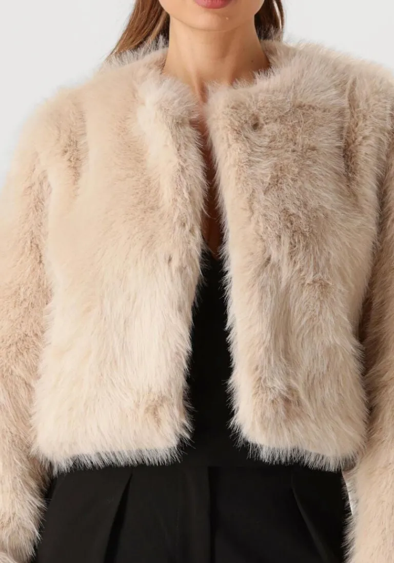 OMODA ATELIER faux fur jas x iris - imre>DAMES Jassen
