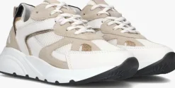beige omoda lage sneakers cibel