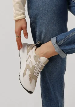 beige omoda lage sneakers cibel