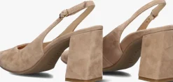 beige paul green slingbacks 6101
