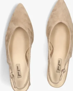 beige paul green slingbacks 6101
